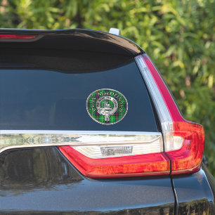 Pegatina Clan MacDonald Escudo y Tartán