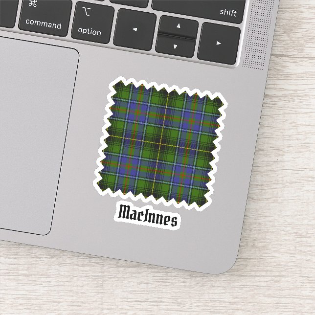 Pegatina Clan MacInnes Tartan (Detalle)