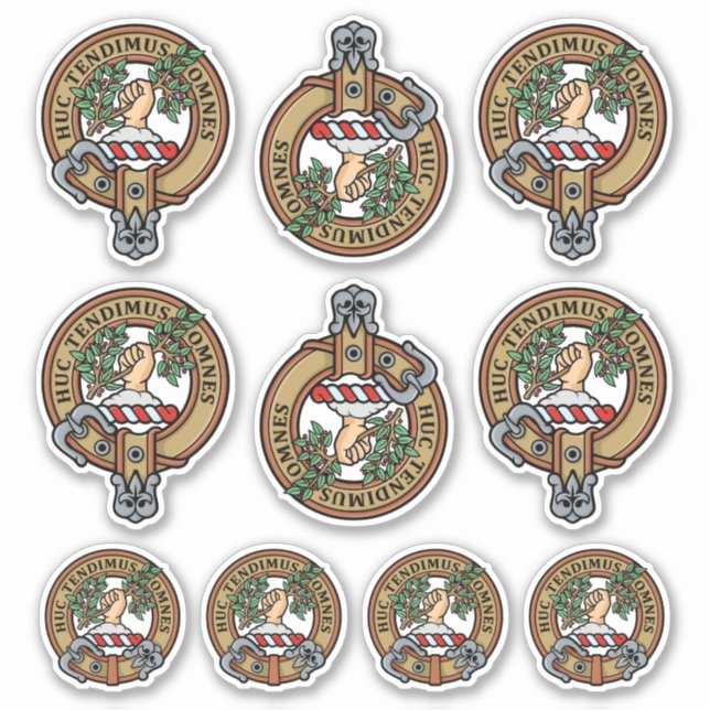 Pegatina Clan Paterson Escudo (Anverso)