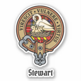 Pegatina Clan Stewart Escudo