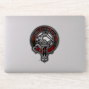 Pegatina Clan Wallace Tartan Escudo