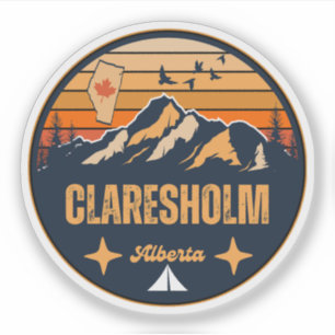 Pegatina Claresholm, Alberta