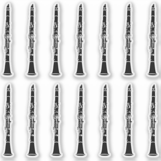 Pegatina Clarinetes (Anverso)