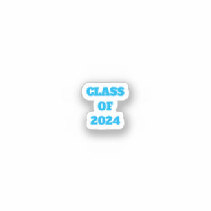 Pegatina Clase De Chicas De Año Personalizado 2024 Color Az