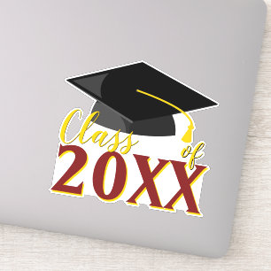 Pegatina Clase de CUALQUIER graduado de COLOR COMBO