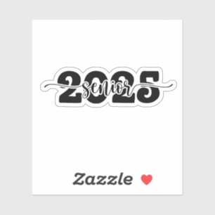 Pegatina Clase de Graduación Superior de 2025