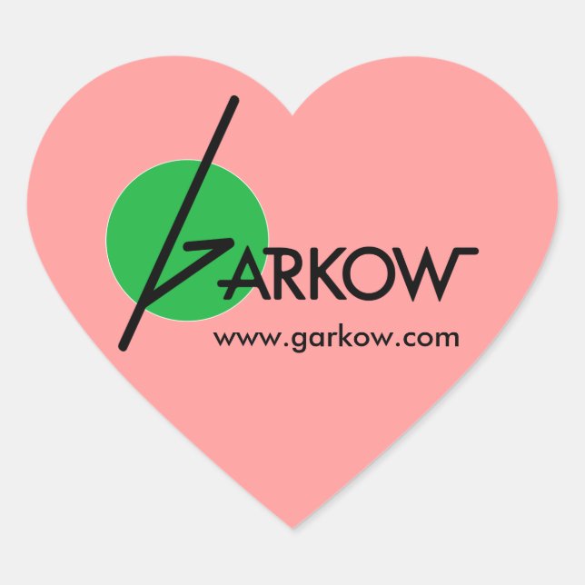 Pegatina clásico del corazón de Garkow (Anverso)