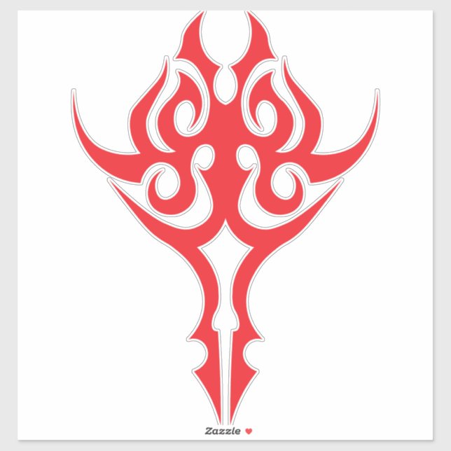 Pegatina Classic Ornamental Floral Border Elegant Design (Hoja)