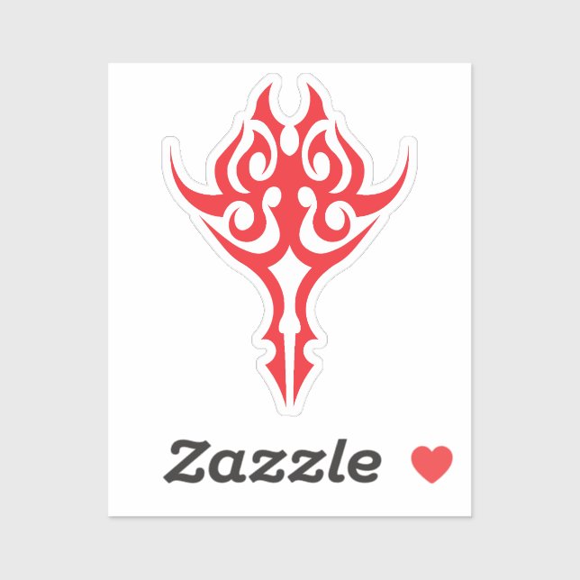 Pegatina Classic Ornamental Floral Border Elegant Design (Hoja)