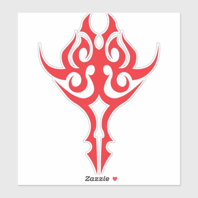 Pegatina Classic Ornamental Floral Border Elegant Design (Hoja)