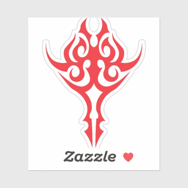 Pegatina Classic Ornamental Floral Border Elegant Design (Hoja)