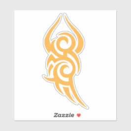 Pegatina Classic Tattoo Inspired Line Art Design