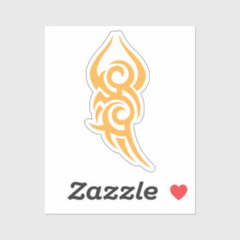 Pegatina Classic Tattoo Inspired Line Art Design