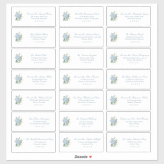 Pegatina Classic Wedding Guest Address Labels