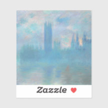 Claude Monet Houses del Parlamento de Londres. Azu
