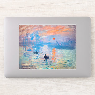 Pegatina Claude Monet - Impresión, amanecer
