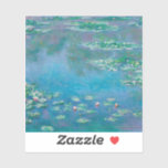 Pegatina Claude Monet. Lilies de agua. Impresionismo francé<br><div class="desc">Claude Monet,  pegatina de "Water Lilies".</div>