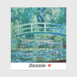 Pegatina Claude Monet - Lilis De Agua Y Puente Japonés<br><div class="desc">Claude Monet - Lilies De Agua Y Puente Japonés (1899)</div>