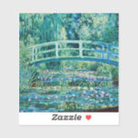 Pegatina Claude Monet - Lilis De Agua Y Puente Japonés<br><div class="desc">Claude Monet - Lilies De Agua Y Puente Japonés (1899)</div>