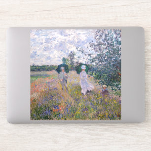 Pegatina Claude Monet - Paseo cerca de Argentina