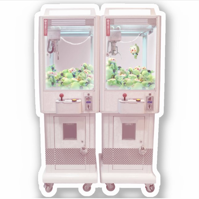 Pegatina Claw Machine (Anverso)