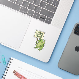 Pegatina Clean Typography Frog Sticker