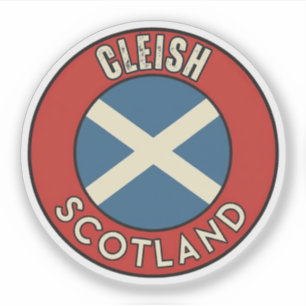 Pegatina Cleish, Escocia