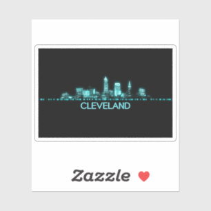 Pegatina Cleveland Skyline