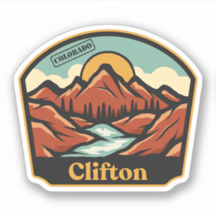 Pegatina Clifton, Colorado