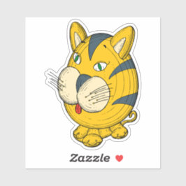 Pegatina Clipart de Cat personalizado
