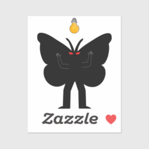 Pegatina Clipart Mothman