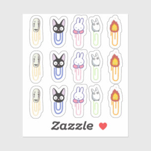 Pegatina Clips anime and japanese cartoons