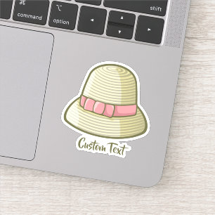 Pegatina Cloche Gorra Amarillo