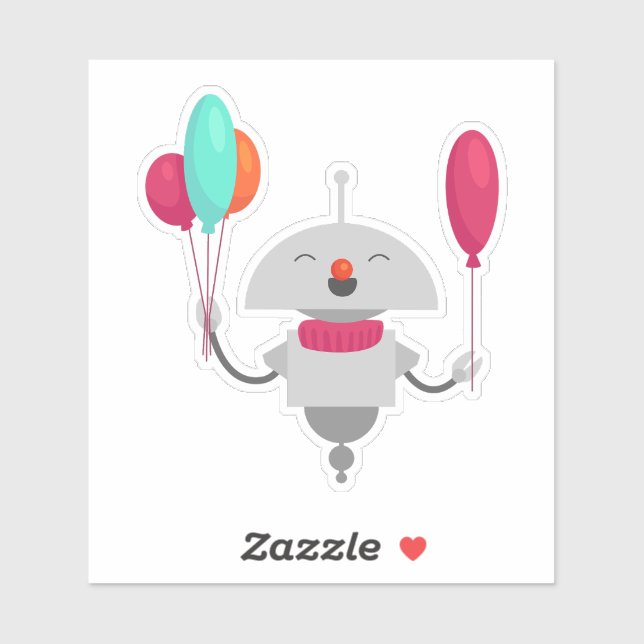 Pegatina Clown de Mia (Hoja)