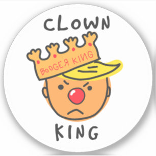 Pegatina Clown King Vinyl