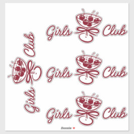 Pegatina Club de Chicas