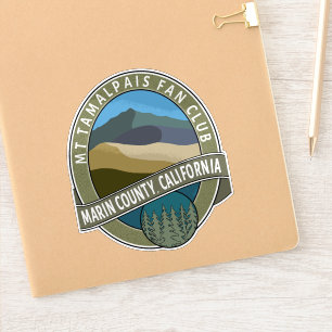 Pegatina Club de fanáticos del Sticker Mt Tamalpais Marin C