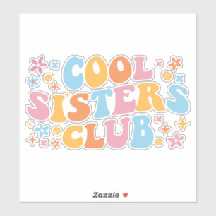 Pegatina Club de Hermanas Geniales III