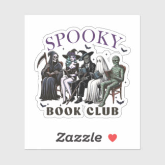 Pegatina Club de lectura Spooky