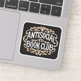 Pegatina Club de libros antisociales