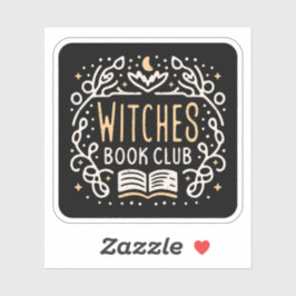 Pegatina Club de libros de brujas