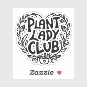Pegatina Club de Plantas