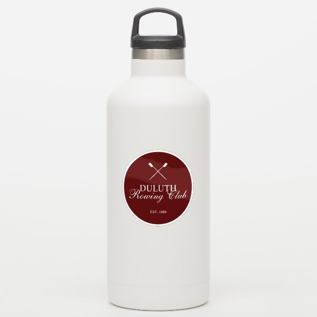 Pegatina Club de Remo Clásico (Botella de agua)