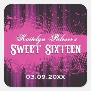 Pegatina Club Flyer Look Sweet 16