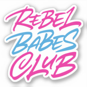 Pegatina Club Rebel Babes