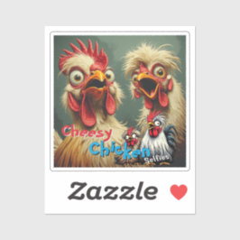 Pegatina  “Cluckin' Around” May & John Selfie Vinyl 