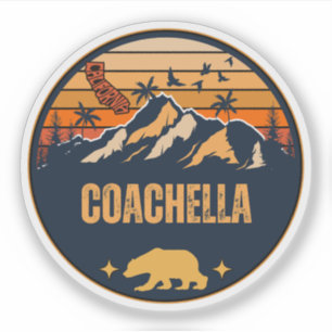 Pegatina Coachella, California