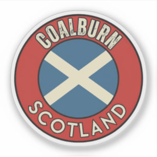 Pegatina Coalburn, Escocia