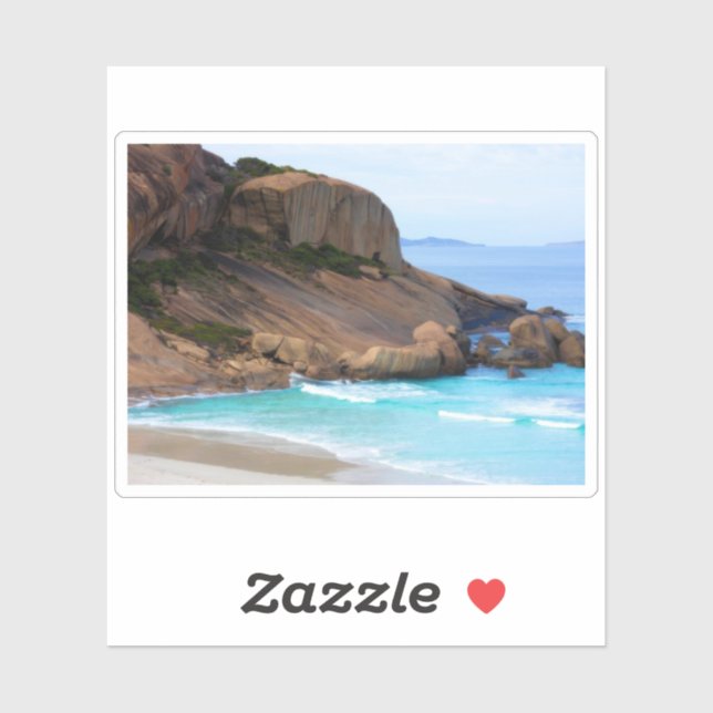 Pegatina Coastal Landscape (Hoja)