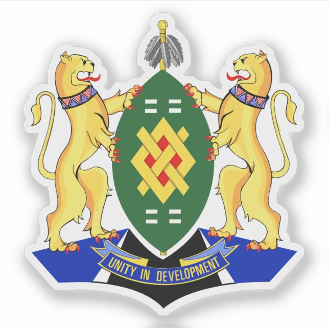 Pegatina Coat of arms of Johannesburg, the Republic of Sout (Anverso)